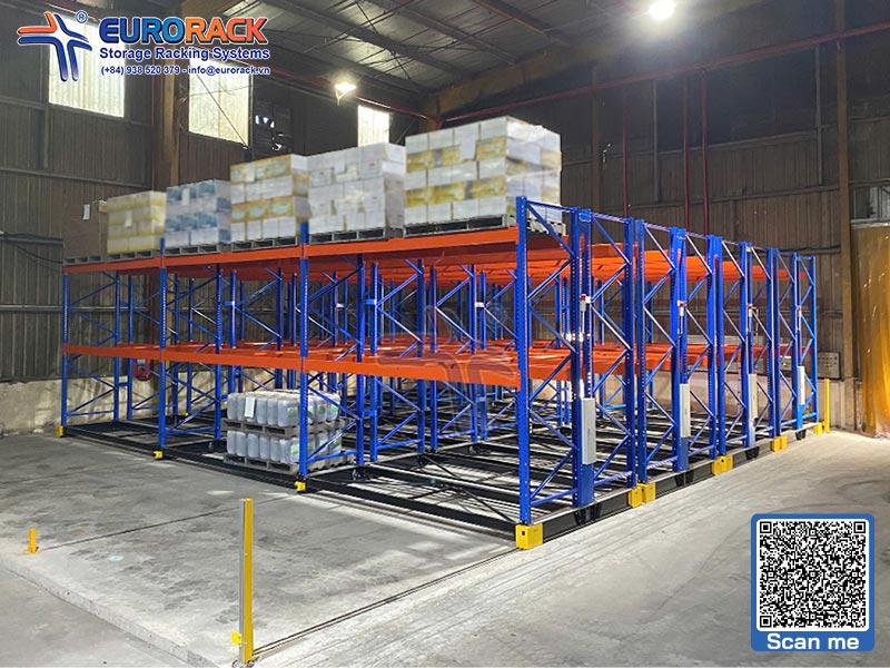 DỰ ÁN KỆ MOBILE RACK TẢI TRỌNG 36.000 KG