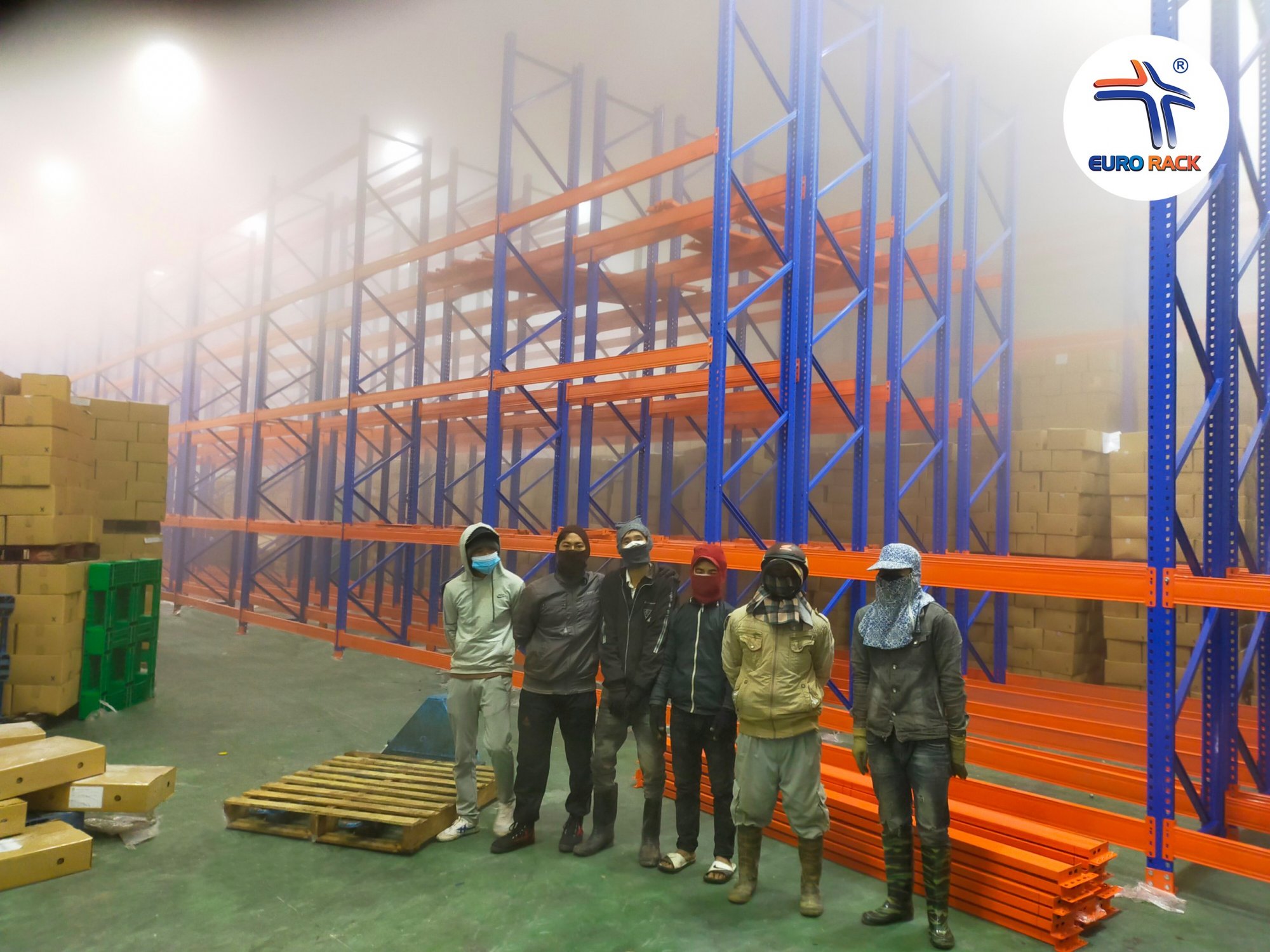 DOUBLE DEEP RACKING IN COLD STORAGE PROJECT AT GIA LAI