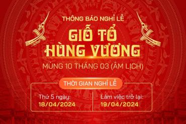 Announcement of the Holiday Schedule for the Hung Kings' Festival