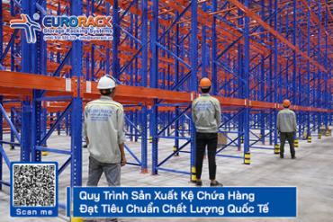 Production process of high quality and durable heavy duty rack