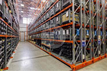 Mobile racking system smart solution to optimize smart space