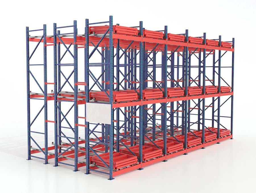 Push-back Pallet Racking